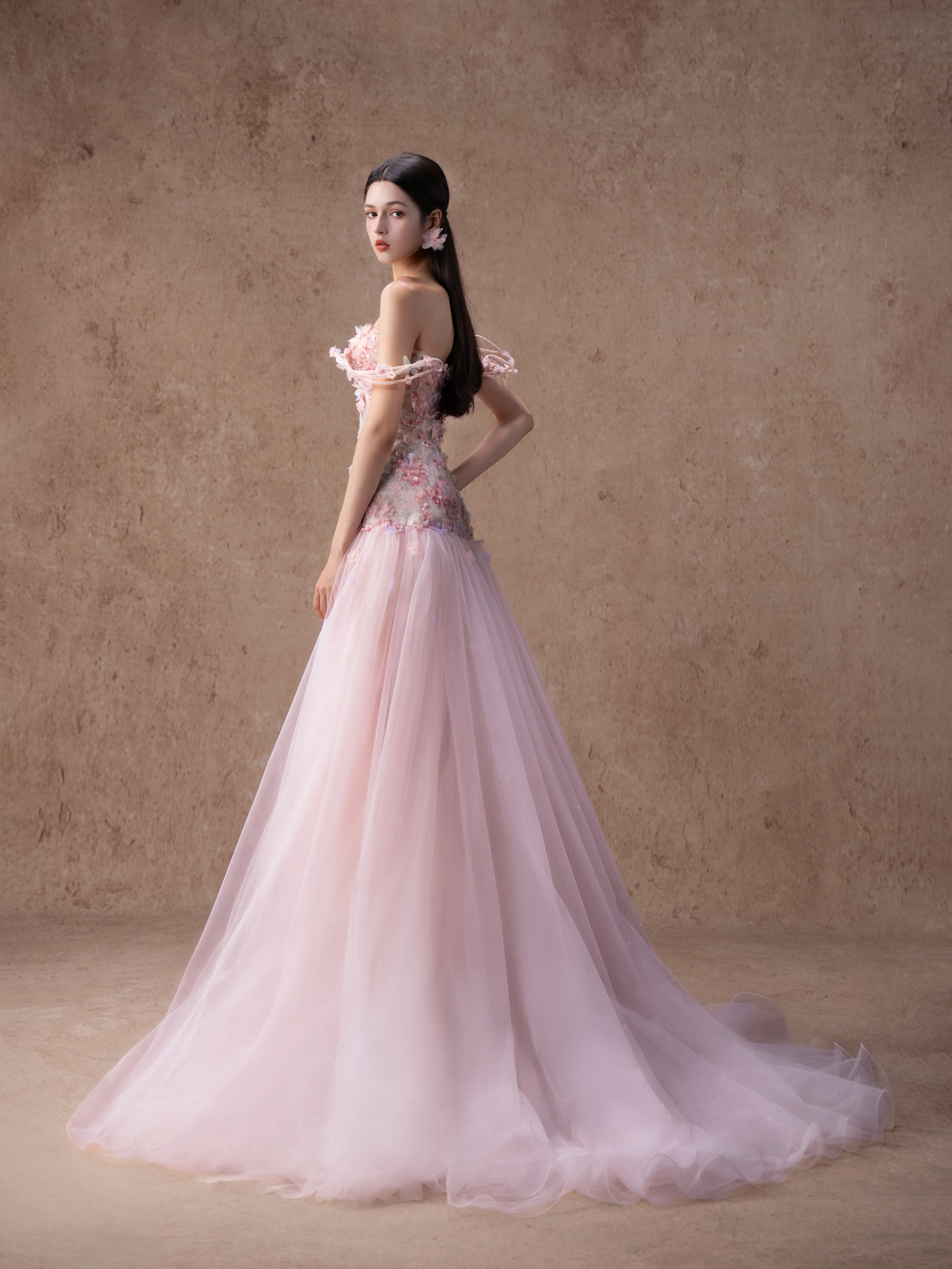 sakura pink dress Ellie Wilde EW36045